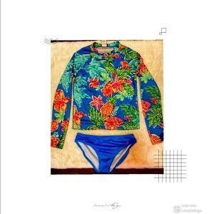 Gymboree Kids Rash Guard Piece Size 10-12❤️